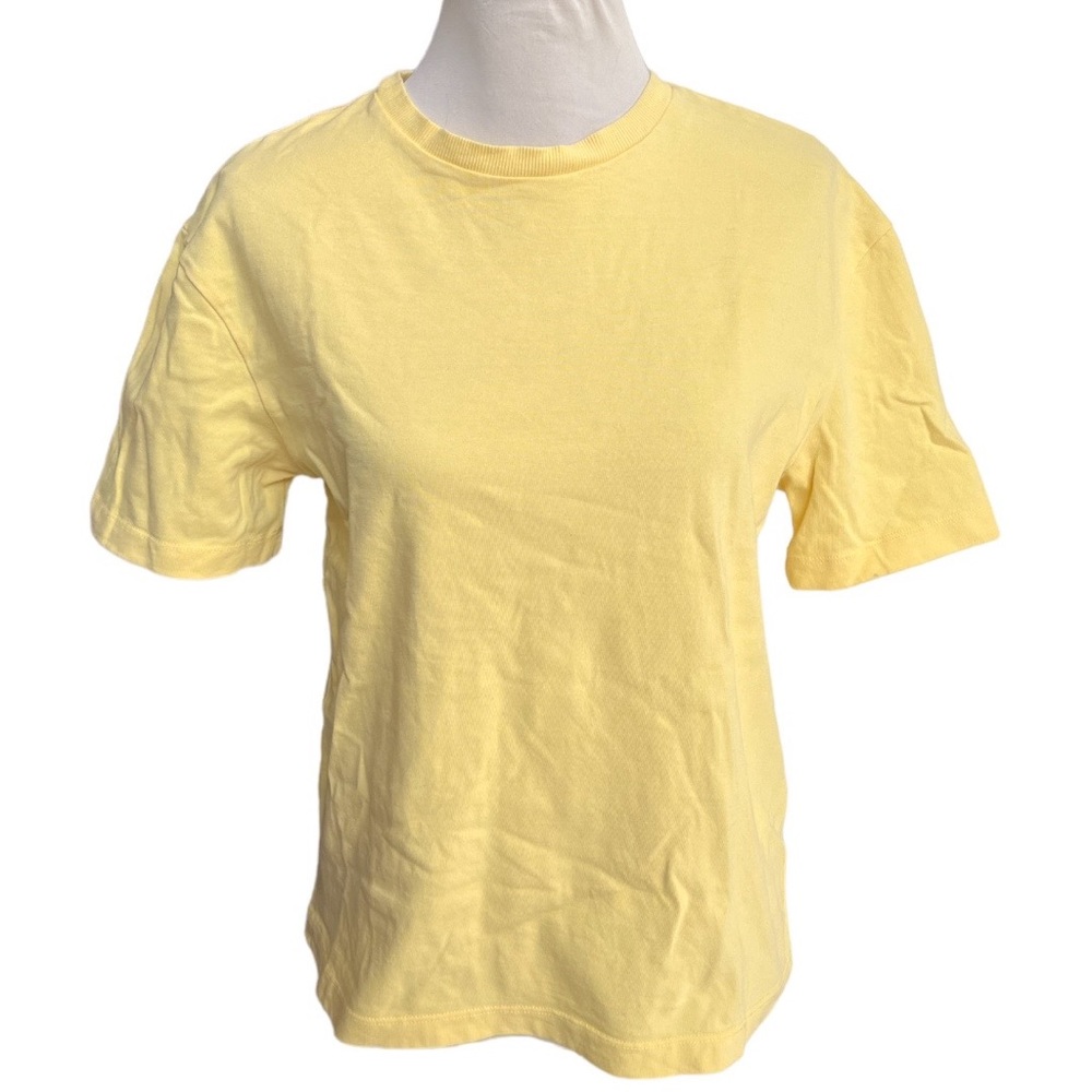 Zara Short Sleeve Tshirt Yellow Size Small